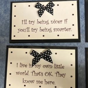 Set of four fun pictures